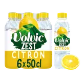 Eau minérale aromatisée citron VOLVIC ZEST - 6x50cl