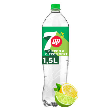 Soda Citron et Citron Vert - 7UP - Bouteille 1,5L