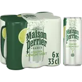Boisson Gazeuse aromatisée Citron Vert MAISON PERRIER FOREVER 6x33cl