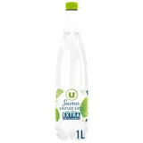 Boisson à base d'eau gazeuse extra pétillant saveur citron vert zéro sucre  , bouteille de 1l