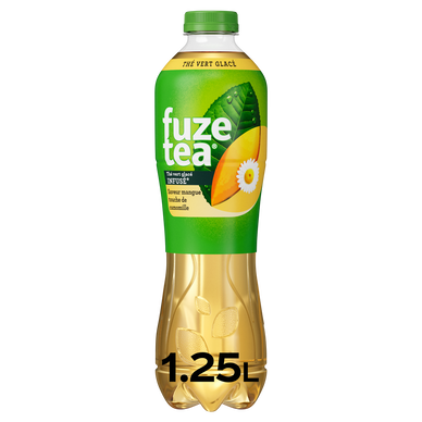 Boisson Thé Glacé Mangue Camomille FUZETEA - Bouteille 1,25L