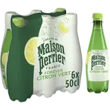 Boisson Gazeuse aromatisée Citron Vert MAISON PERRIER FOREVER 6x50cl