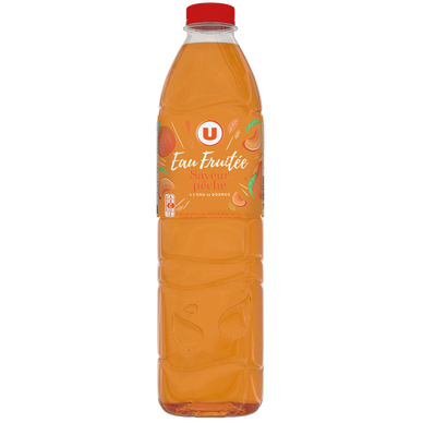 Boisson à base d'eau de source arômatisée au jus de pêche  1,5l