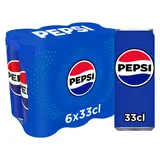 Soda au cola PEPSI - Canettes 6x33cl