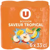 Boisson aux fruits plate tropical  6 canettes de 33cl