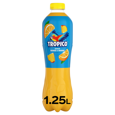 Boisson aux fruits Orange Ananas TROPICO - Bouteille 1,25L