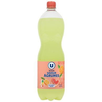 Soda saveur agrumes, 1,5l