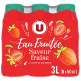 Eau fruitée Saveur Fraise pet 6x50cl