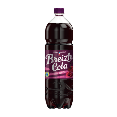 Boisson gazeuse Cerise BREIZH COLA, bouteille pet 1,5l