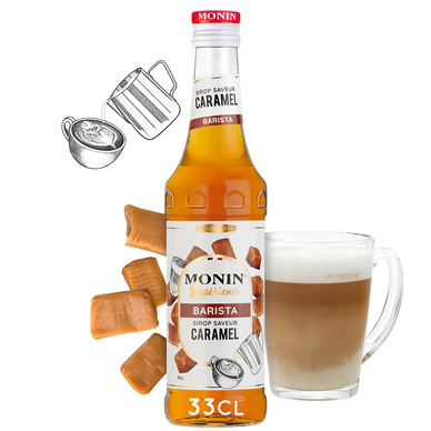 Sirop Caramel MONIN Expérience  - Bouteille 33cl