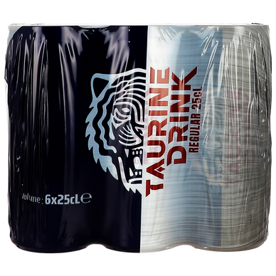 Boisson énergisante energy drink wild can slim 6x25cl