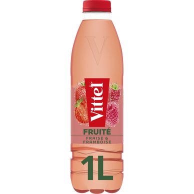 Eau arômatisée fraise/framboise VITTEL 1L