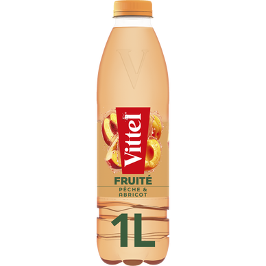 Eau arômatisée PECHE ABRICOT VITTEL FRUITE 1L