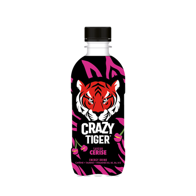 Boisson énergisante Cerise CRAZY TIGER - PET 35cl