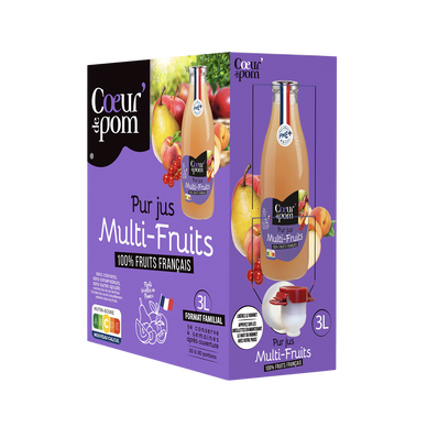 Pur jus multifruits COEUR DE POM' bib 3L