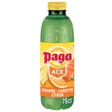 Boisson aux fruits orange carotte citron ACE PET - PAGO - 0,75L