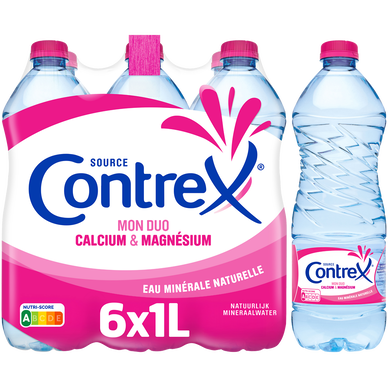 Eau minérale naturelle CONTREX - 6x1L