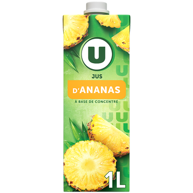 Jus à base de concentré d'ananas  1l
