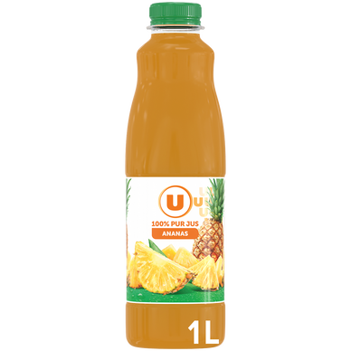 Pur jus d'ananas  bouteille en plastique de 1l