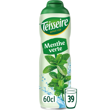 Sirop de Menthe verte TEISSEIRE, bidon 60cl