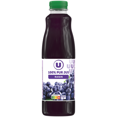Pur jus de raisin rouge Pet 1litre