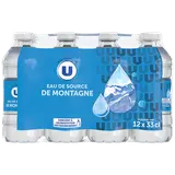 Eau de source de montagne 12 bouteilles de 33cl