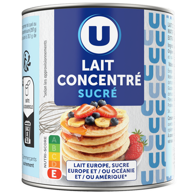 Lait concentré sucré - Boîte 397g