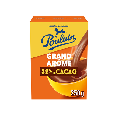 Chocolat en Poudre Grand Arôme 32% de cacao POULAIN - Boîte de 250g