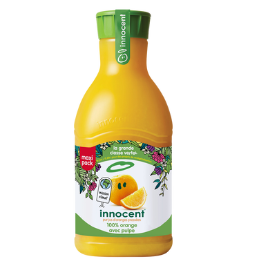 Pur jus réfrigéré orange avec pulpe Sans sucres ajoutés - INNOCENT - 1,5L