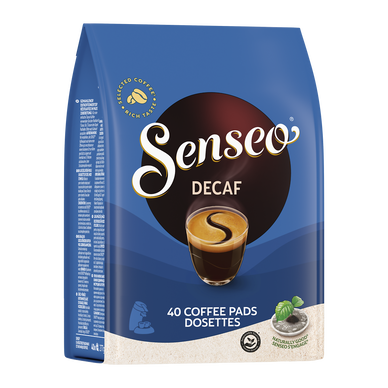 Café dosettes SENSEO DÉCAFÉINÉ - compatible - x40
