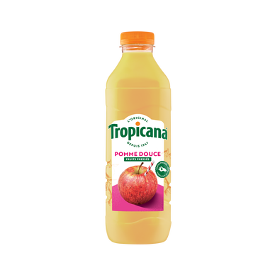Jus de pomme douce TROPICANA fruits pressés 1L
