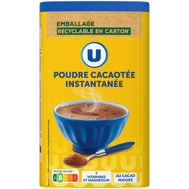 Poudre cacaotée instantanée 20% de cacao  1Kg