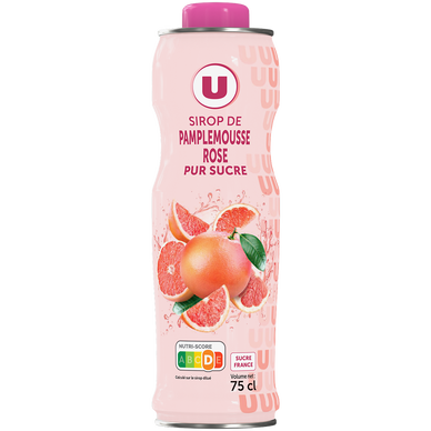 Sirop de pamplemousse rose  bidon de 75cl