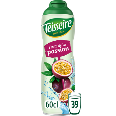 Sirop de Fruit de la passion TEISSEIRE, bidon 60cl
