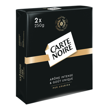 Café moulu classique arabica CARTE NOIRE 2x250g