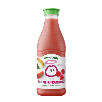 Pur jus réfrigéré pomme, framboise Sans sucres ajoutés - INNOCENT - 900ml