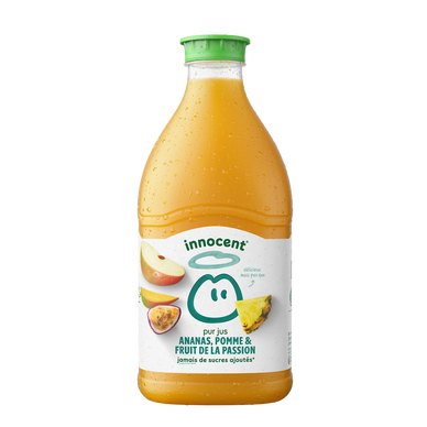 Pur jus réfrigéré ananas passion Sans sucres ajoutés - INNOCENT - 1,5L