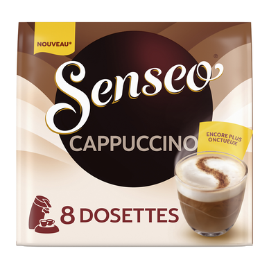 Café dosettes SENSEO Cappuccino Maison du café - compatible - x8