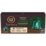 Capsules Bio Café espresso Ethiopie MAX HAVELAAR - compatible NESPRESSO - x10
