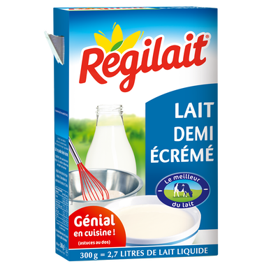 Lait demi écrémé en poudre REGILAIT, 300g