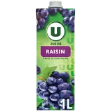 Jus de raisin a base de raisin concentré brique 1 litre
