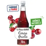 Sirop de cerise griotte tradition LA MAISON GUIOT, bouteille en verrede 70cl