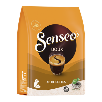 Café dosettes SENSEO DOUX - compatible - x40