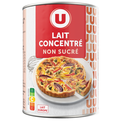 Lait concentré non sucré  7,5%MG, 410g