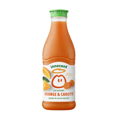 Pur jus réfrigéré orange, carotte Sans sucres ajoutés - INNOCENT - 900ml