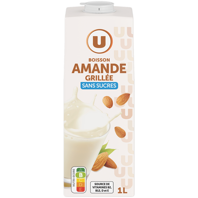 Boisson végétale Amande grillée sans sucre 1 litre
