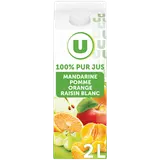Pur Jus Mandarine Pomme Orange Raisin blanc brique 2L