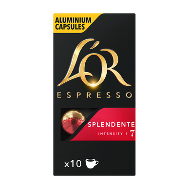 Café Capsules L'OR ESPRESSO SPLENDENTE N°7 - compatible NESPRESSO - x10