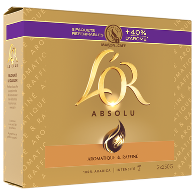 Café moulu L'OR ABSOLU AROMA LOCK N°7 - 500g