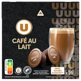 Café capsules café au lait - Compatible DOLCE GUSTO - x16